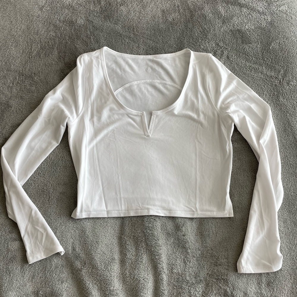 Lululemon LS Crop Top